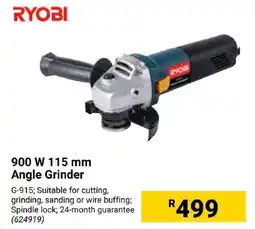 Builders Express RYOBI 900 W Angle Grinder offer