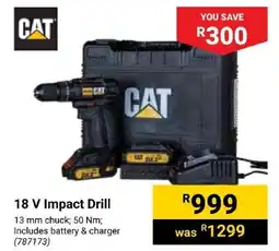 Builders Express CAT 18 V Impact Drill offer