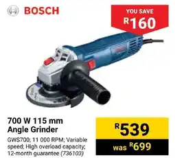 Builders Express BOSCH 700 W Angle Grinder offer