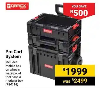 Builders Express QBRICK Pro Cart System offer