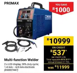 Builders Express PROMAX Multi-function Welder offer