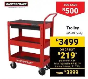 Builders Express MASTERCRAFT Trolley offer