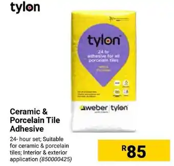 Builders Express Tylon Ceramic & Porcelain Tile Adhesive offer