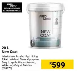 Builders Express FIRED EARTH New Coat offer