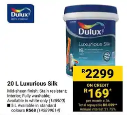 Builders Express Dulux Luxurious Silk offer