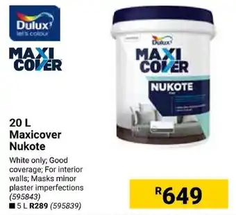 Builders Express Dulux Maxicover Nukote offer