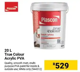 Builders Express Plascon True Colour Acrylic PVA offer