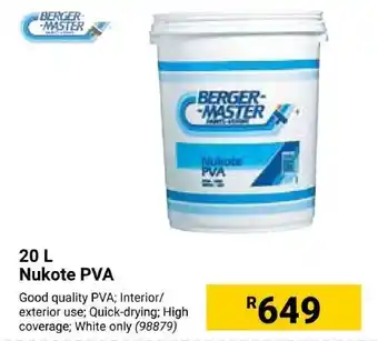 Builders Express BERGER- MASTER Nukote PVA offer