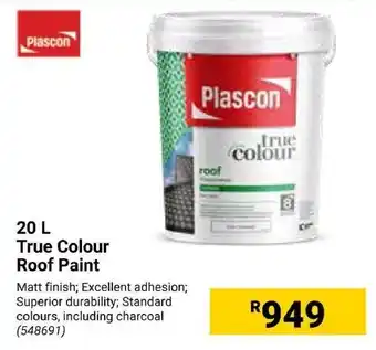 Builders Express Plascon True Colour Roof Paint offer