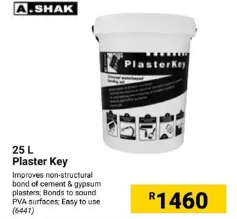 Builders Express A.SHAK Plaster Key offer