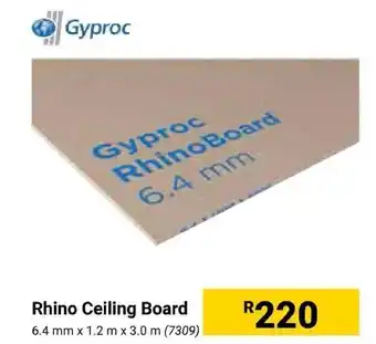 Builders Express Gyproc Rhino Ceiling Board offer