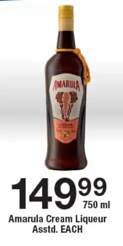 OK Liquor Amarula Cream Liqueur Asstd. offer