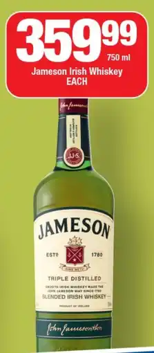 OK Liquor Jameson Irish Whiskey offer