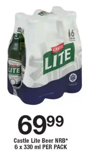 OK Liquor Castle Lite Beer NRB offer