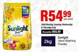 Take 'n Pay Sunlight Hand Washing Powder offer