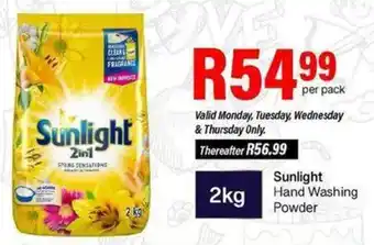 Take 'n Pay Sunlight Hand Washing Powder offer