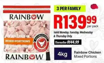 Take 'n Pay Rainbow Chicken Mixed Portions offer