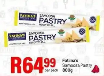 Take 'n Pay Fatima's Samoosa Pastry offer