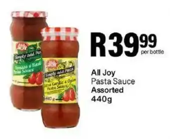 Take 'n Pay All Joy Pasta Sauce Assorted offer