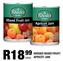 Take 'n Pay Rhodes mixed fruit/ apricot jam offer