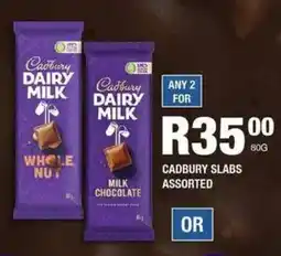 Take 'n Pay Cadbury slabs assorted offer