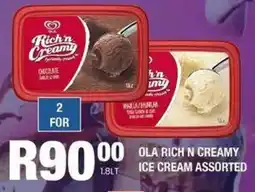 Take 'n Pay Ola rich n creamy ice cream assorted offer