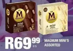 Take 'n Pay Magnum mini's assorted offer