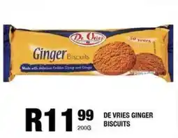 Take 'n Pay De vries ginger biscuits offer