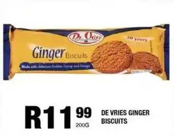 Take 'n Pay De vries ginger biscuits offer