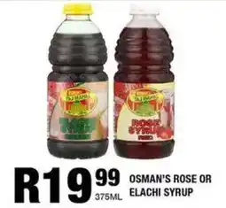 Take 'n Pay Osman's rose or elachi syrup offer