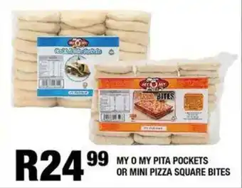 Take 'n Pay My o my pita pockets or mini pizza square bites offer