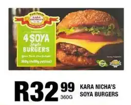 Take 'n Pay Kara nicha's soya burgers offer