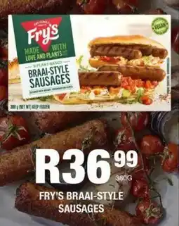 Take 'n Pay Fry's braai-style sausages offer