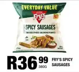 Take 'n Pay Fry's spicy sausages offer