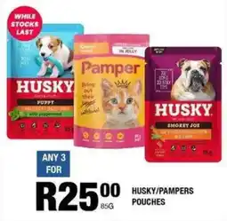 Take 'n Pay Husky/pampers pouches offer