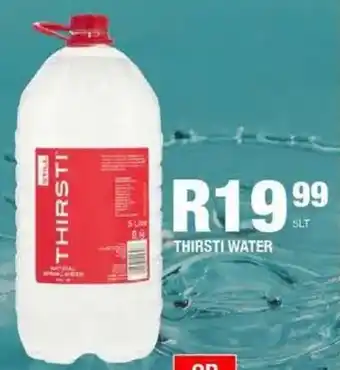 Take 'n Pay Thirsti water offer