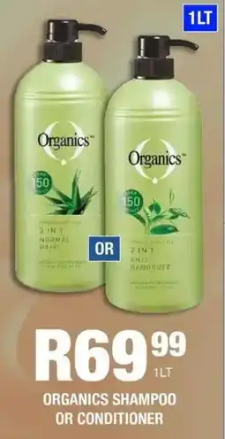 Take 'n Pay Organics shampoo or conditioner offer