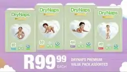 Drynaps premium value pack assorted