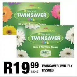 Take 'n Pay Twinsaver two-ply tissues offer