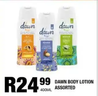 Take 'n Pay Dawn body lotion assorted offer