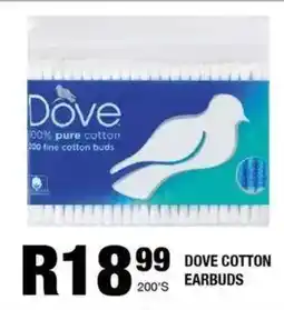 Take 'n Pay Dove cotton earbuds offer