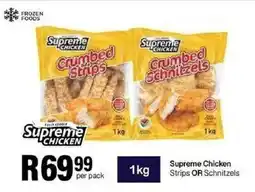 Take 'n Pay Supreme Chicken Strips OR Schnitzels offer