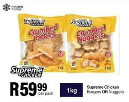 Take 'n Pay Supreme Chicken Burgers OR Nuggets offer