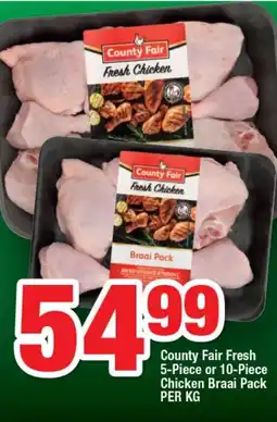 OK Foods County Fair Fresh or Chicken Braai Pack offer