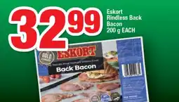 OK Foods Eskort Rindless Back Bacon offer