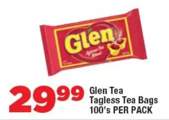 OK Foods Glen Tea Tagless Tea Bags offer