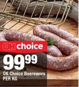 OK Foods OK Choice Boerewors offer