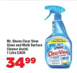 OK Foods Mr. Sheen Clear View Glass and Multi Surface Cleaner Asstd. offer