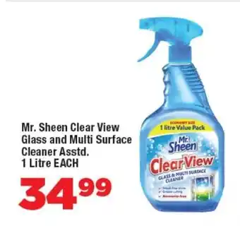 OK Foods Mr. Sheen Clear View Glass and Multi Surface Cleaner Asstd. offer