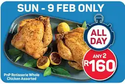 Pick n Pay PnP Rotisserie Whole Chicken Assorted offer